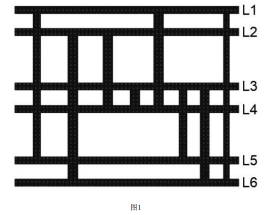 六層軟硬結(jié)合板中可設(shè)計(jì)盲孔、通孔的示意圖